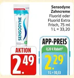 Marktkauf Sensodyne zahncreme fluorid Angebot