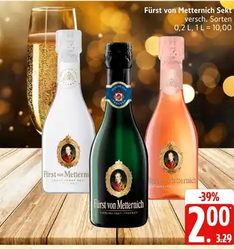 Marktkauf Fürst von metternich riesling sekt trocken Angebot