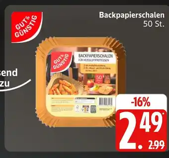 Marktkauf Gut & günstig backpapierschalen Angebot