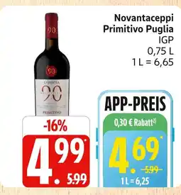 Marktkauf Novantaceppi primitivo puglia Angebot