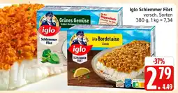 Marktkauf Iglo schlemmer filet grünes gemüse Angebot