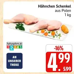 Marktkauf Hähnchen schenkel Angebot