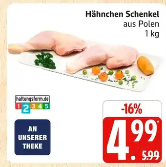 Marktkauf Hähnchen schenkel Angebot