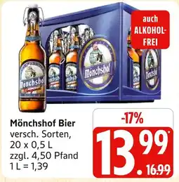 Marktkauf Mönchshof bier Angebot