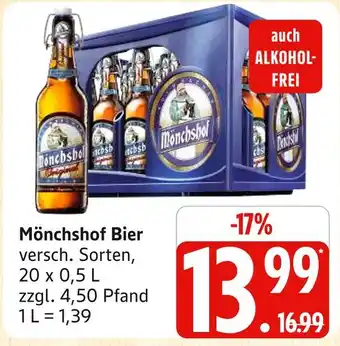 Marktkauf Mönchshof bier Angebot