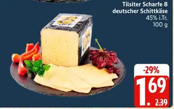 Marktkauf Tilsiter scharfe 8 deutscher schnittkäse Angebot