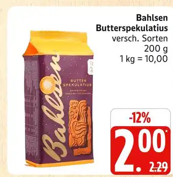 Marktkauf Bahlsen butterspekulatius Angebot