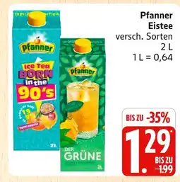 Marktkauf Pfanner ice tea born in the 90's Angebot