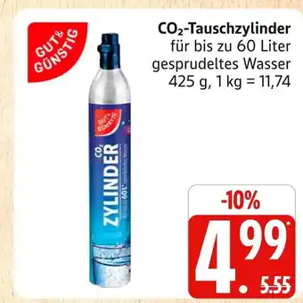 Marktkauf Gut & günstig co₂-tauschzylinder Angebot