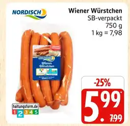 Marktkauf Nordisch wiener würstchen Angebot