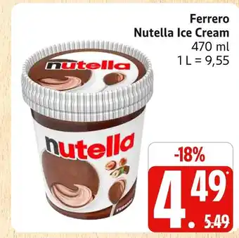 Marktkauf Ferrero nutella ice cream Angebot