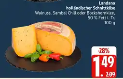 Marktkauf Landana holländischer schnittkäse walnuss Angebot
