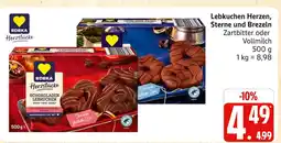 Marktkauf Edeka herzstücke lebkuchen herzen, sterne und brezeln Angebot