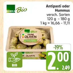 Marktkauf Edeka bio antipasti Angebot