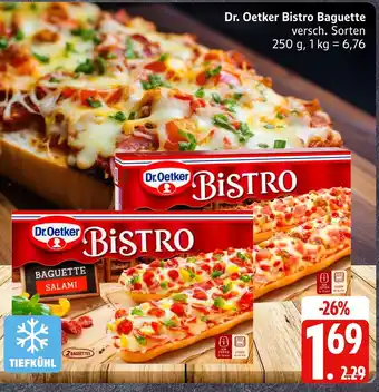 Marktkauf Dr. oetker bistro baguette salami Angebot