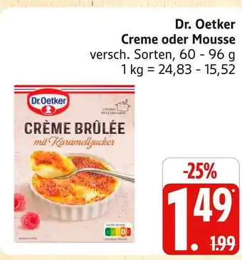 Marktkauf Dr. oetker creme brûlée Angebot