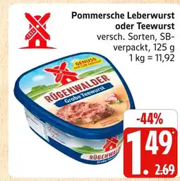 Marktkauf Rügenwalder pommersche leberwurst Angebot