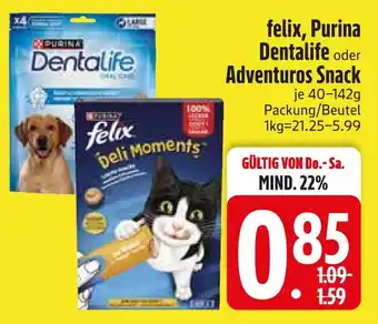 Edeka Purina dentalife Angebot