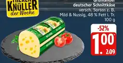Marktkauf Grünländer deutscher schnittkäse Angebot