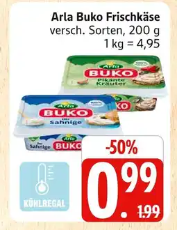 Marktkauf Arla buko frischkäse pikante kräuter Angebot