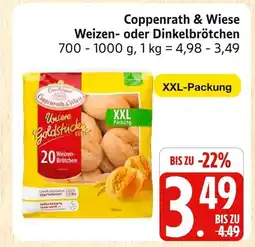Marktkauf Coppenrath & wiese weizen- oder dinkelbrötchen Angebot