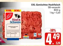 Marktkauf Gut & günstig rind & schwein xxl gemischtes hackfleisch Angebot