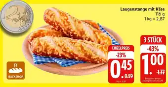 Marktkauf Laugenstange mit käse Angebot