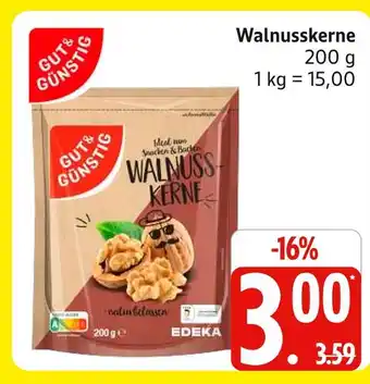 Marktkauf Gut & günstig walnusskerne Angebot