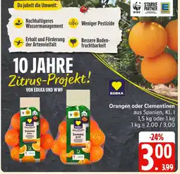 Marktkauf Edeka orangen Angebot