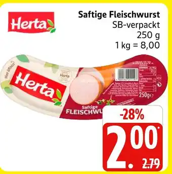 Marktkauf Herta saftige fleischwurst Angebot
