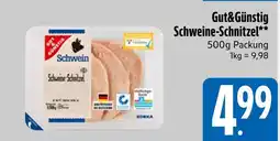 Edeka Gut&günstig schweine-schnitzel Angebot