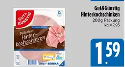 Edeka Gut&günstig hinterkochschinken Angebot
