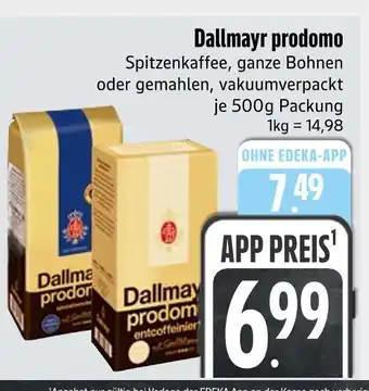 Edeka Dallmayr prodomo Angebot