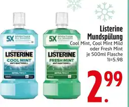 Edeka Listerine cool mint Angebot