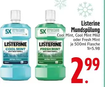 Edeka Listerine cool mint Angebot