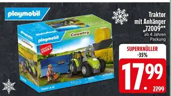 Edeka Playmobil traktor mit anhänger Angebot