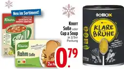 Edeka Knorr cup a soup tomatensuppe mit knusper-croûtons Angebot