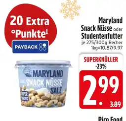 Edeka Maryland snack nüsse oder studentenfutter Angebot