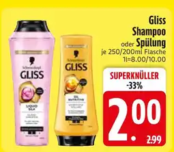Edeka Gliss shampoo Angebot