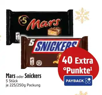 Edeka Mars oder snickers Angebot