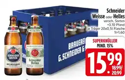 Edeka Schneider weisse Angebot