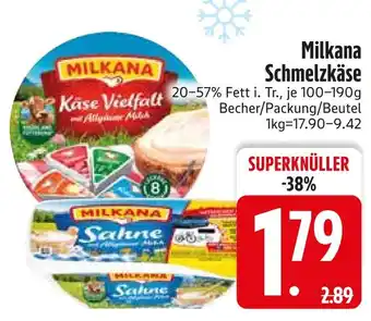 Edeka Milkana käse vielfalt Angebot