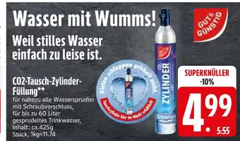 Edeka Gut & günstig co2-tausch-zylinder-füllung Angebot