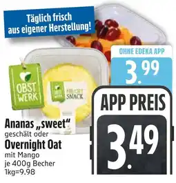 Edeka Obst werk ananas „sweet“ geschält Angebot