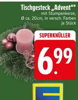 Edeka Tischgesteck „advent“ Angebot