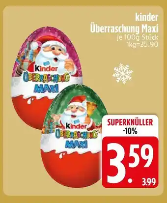 Edeka Kinder überraschung maxi Angebot