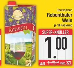 Edeka Rebenthaler rotwein Angebot