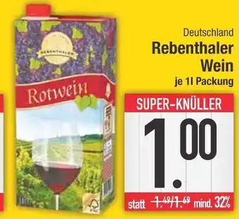 Edeka Rebenthaler rotwein Angebot