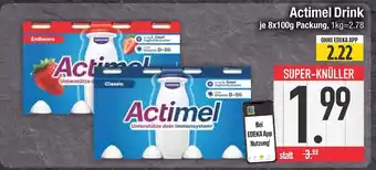 Edeka Actimel erdbeere Angebot
