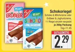 Edeka Gut & günstig schokoriegel schoko & milchcreme Angebot